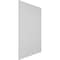 Ekena Millwork 94H x 5/8T Adjustable PVC Slat Wall Panel Kit w/ 3W Slats, Unfinished contains 15 Slats SWP60X94X0625UN - alternate 2